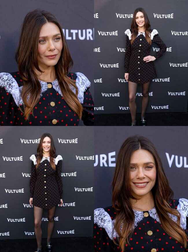 Actress Elizabeth Olsen at the Vulture Festival