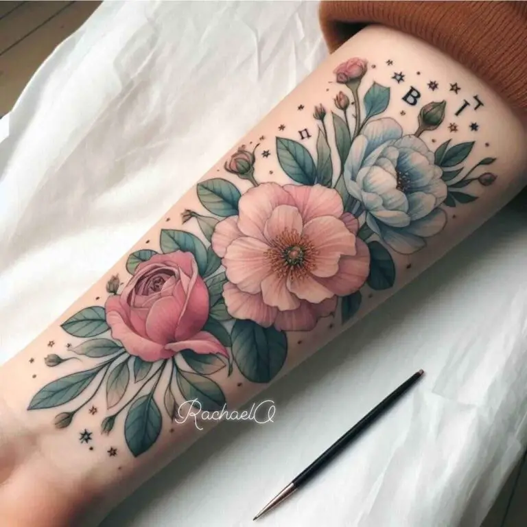 Beautiful Flower Tattoo Ideas for Woman